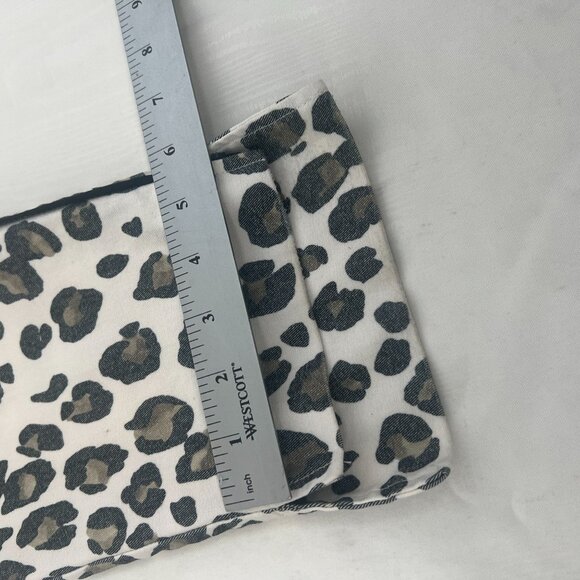 Lisette L Montreal Leopard Print Stretch Pants Gray White 14 - Picture 4 of 16